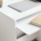 Schreibtisch mit Regal Weiß 106 x 41 x 88.5 cm Holzwerkstoff