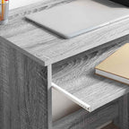 Schreibtisch Graues Sonoma 106 x 41 x 88.5 cm Holzwerkstoff