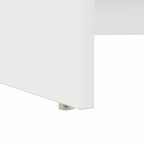 Schreibtisch mit Regal Weiß 120,5 x 44 x 88,5 cm Holzwerkstoff