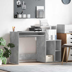 Schreibtisch Beton Grau 120,5 x 44 x 88,5 cm Holzwerkstoff