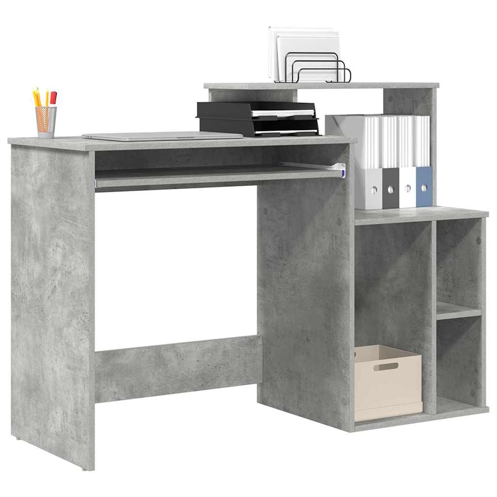 Schreibtisch Beton Grau 120,5 x 44 x 88,5 cm Holzwerkstoff
