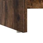 Schreibtisch mit Regal Geräucherte Eiche 120,5 x 44 x 88,5 cm