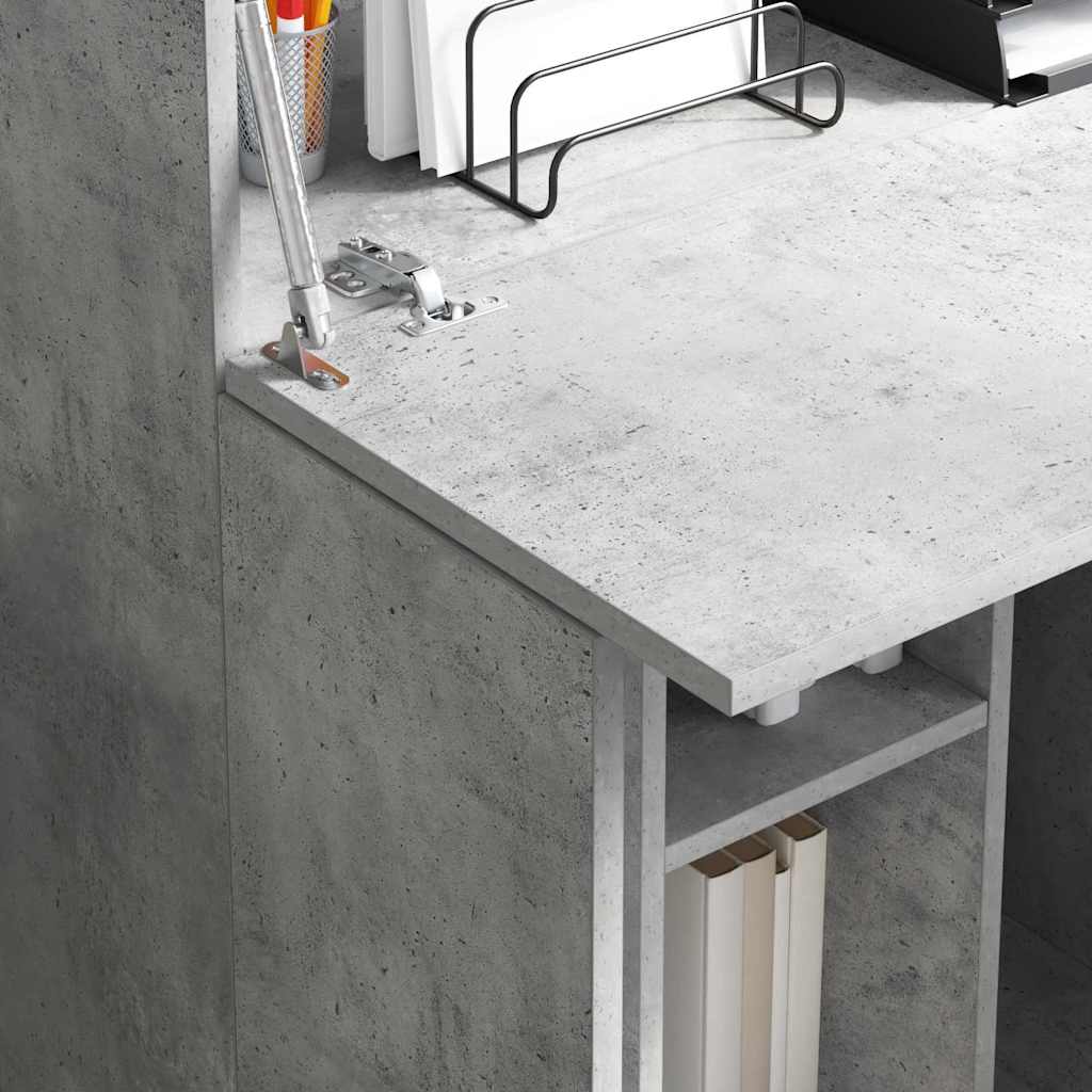 Schreibtisch Beton Grau 71.5 x 31.5 x 106.5 cm Holzwerkstoff