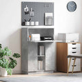 Schreibtisch Beton Grau 71.5 x 31.5 x 106.5 cm Holzwerkstoff