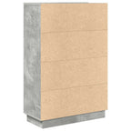 Schreibtisch Beton Grau 71.5 x 31.5 x 106.5 cm Holzwerkstoff