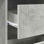 Schreibtisch Beton Grau 90 x 37,5 x 75 cm Holzwerkstoff