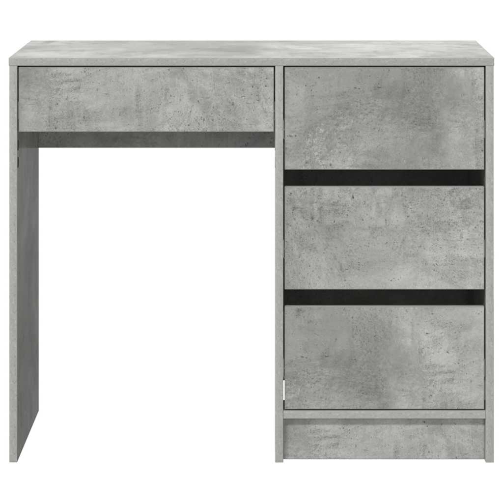 Schreibtisch Beton Grau 90 x 37,5 x 75 cm Holzwerkstoff