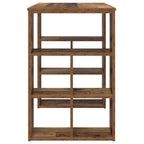 Schreibtisch mit Regal Altholz 90 x 50 x 75 cm Holzwerkstoff