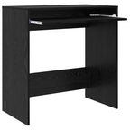 Schreibtisch Schwarz Eichen-Optik 77,5 x 43 x 79 cm