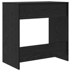 Schreibtisch Schwarz Eichen-Optik 77,5 x 43 x 79 cm