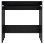 Schreibtisch Schwarz Eichen-Optik 77,5 x 43 x 79 cm
