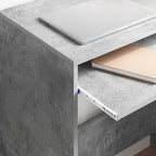 Schreibtisch Beton Grau 77,5 x 43 x 79 cm Holzwerkstoff