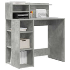 Schreibtisch Beton Grau 90 x 48 x 101,5 cm Holzwerkstoff