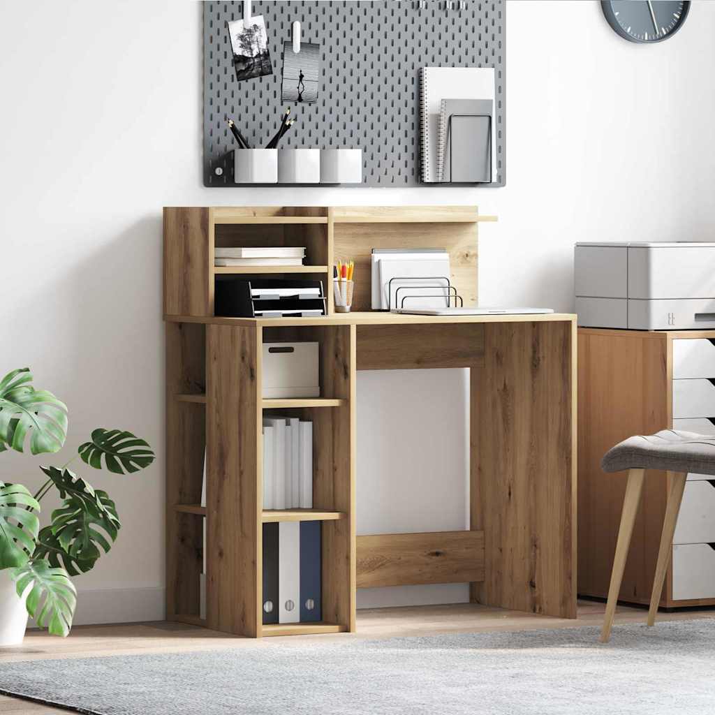 Schreibtisch Artisan-Eiche 90 x 48 x 101,5 cm Holzwerkstoff