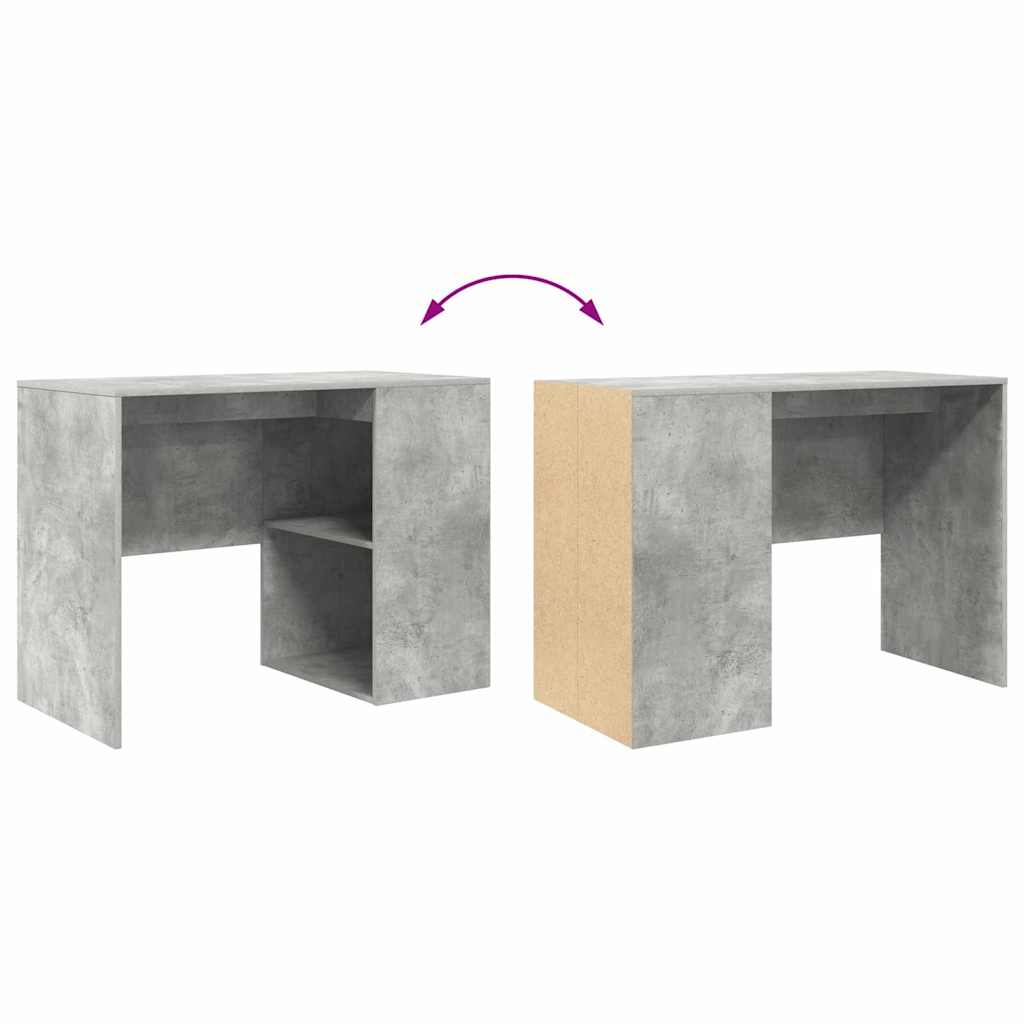 Schreibtisch Beton Grau 102 x 50 x 75 cm Holzwerkstoff