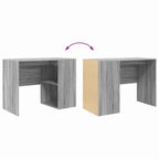 Schreibtisch Graues Sonoma 102 x 50 x 75 cm Holzwerkstoff