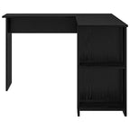 Eck-Schreibtisch Schwarz Eichen-Optik 140 x 113,5 x 75 cm
