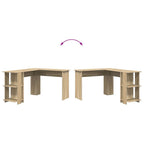 Eck-Schreibtisch Sonoma-Eiche 140 x 113,5 x 75 cm Holzwerkstoff
