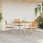Esstisch Braun 90 x 90 x 75 cm Massivholz Akazie