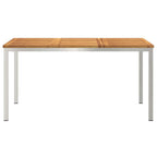 Esstisch Braun 150 x 90 x 75 cm Massivholz Akazie