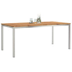 Esstisch Braun 180 x 90 x 75 cm Massivholz Akazie