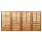 Esstisch Braun 200 x 90 x 75 cm Massivholz Akazie