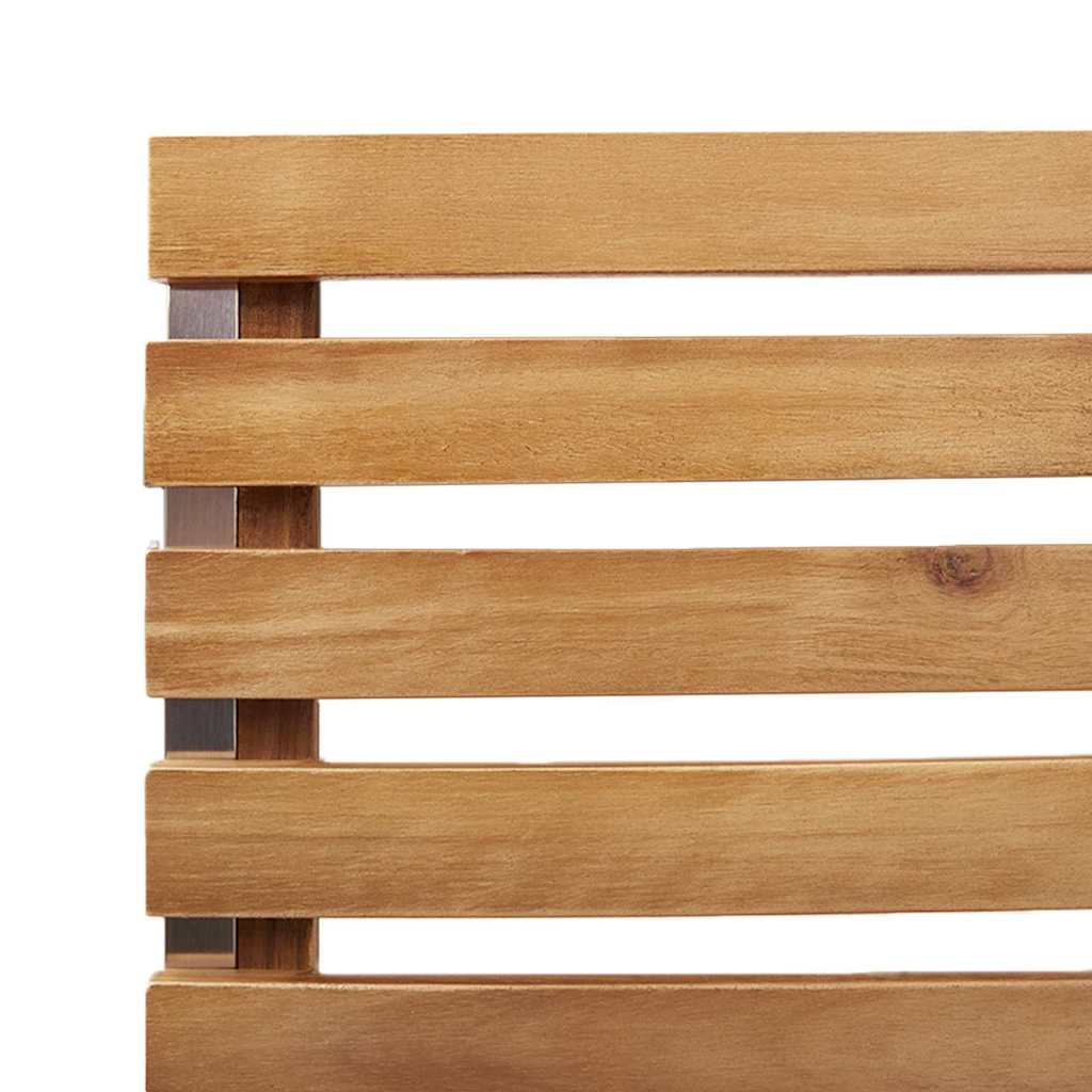 Gartenstuhl 2 pcs Öl-Natur 56 x 54,5 x 87 cm Massivholz Akazie