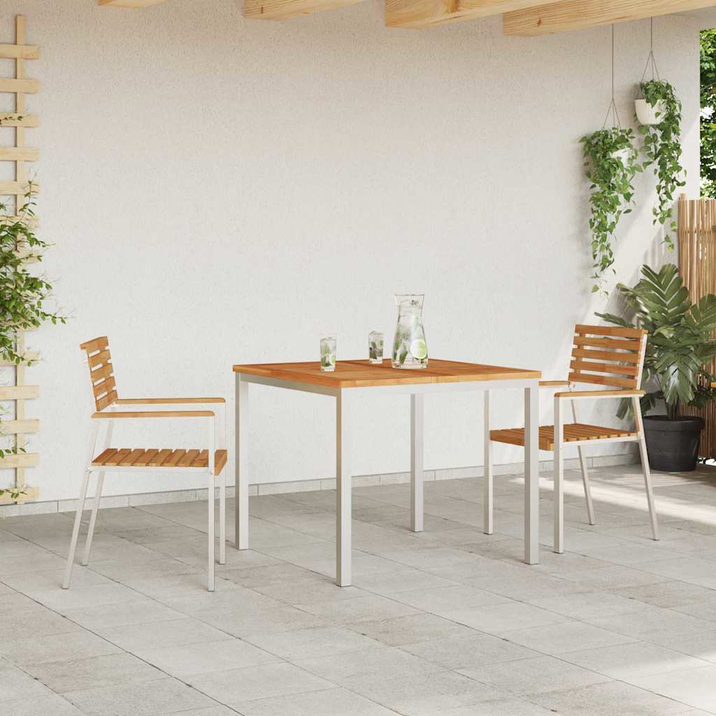 Gartenstuhl 2 pcs Öl-Natur 56 x 54,5 x 87 cm Massivholz Teak