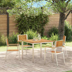 Gartenstuhl 4 pcs Braun 56 x 54,5 x 87 cm Massivholz Akazie