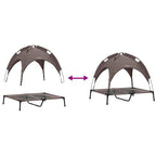 Hundebett Braun 92 x 77 x 82,5 cm Stahl
