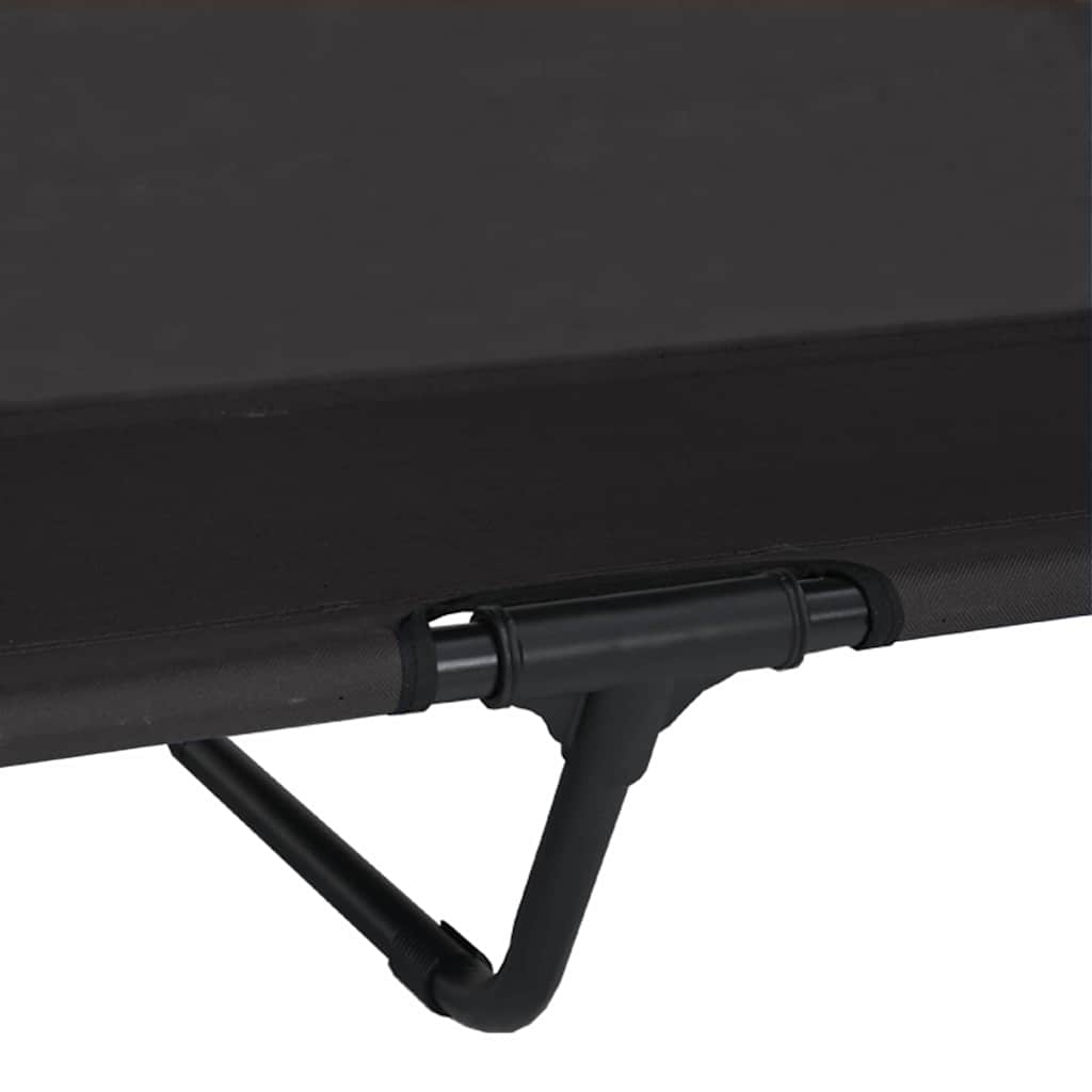 Hochgelegtes Hundebett Schwarz 127 x 81 x 108 cm