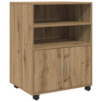 Rollschrank Artisan-Eiche 60x48x81 cm Holzwerkstoff