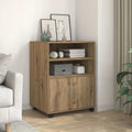 Rollschrank Artisan-Eiche 60x48x81 cm Holzwerkstoff