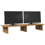 Monitorständer Artisan-Eiche 100x27x15 cm Holzwerkstoff