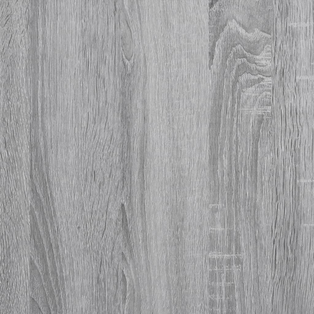 Monitorständer Grau Sonoma 100x24x16 cm Holzwerkstoff