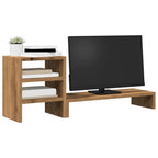 Monitorständer mit Schreibtisch-Organizer Artisan-Eiche