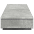 Monitorständer Betongrau 100x27x15 cm Holzwerkstoff