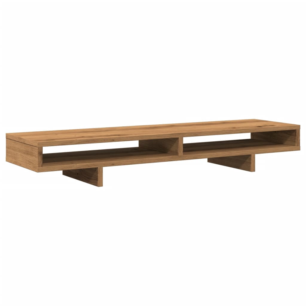 Monitorständer Artisan-Eiche 100x27x15 cm Holzwerkstoff