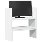 Schreibtisch-Organizer Verstellbar Weiß 40x17x41 cm
