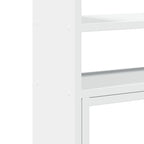 Schreibtisch-Organizer Verstellbar Weiß 40x17x41 cm