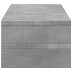 Monitorständer Betongrau 54x22x15 cm Holzwerkstoff