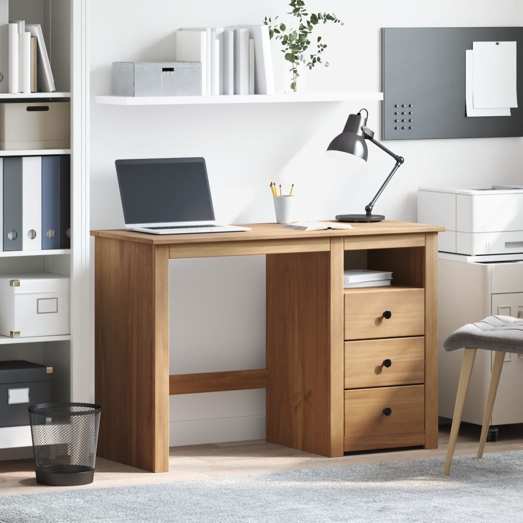 Schreibtisch PANAMA 112x45x75 cm Massivholz Kiefer