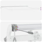 Markise Automatisch Braun 450x300 cm