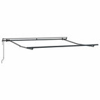 Markise Automatisch Anthrazit und Weiß 300x250 cm