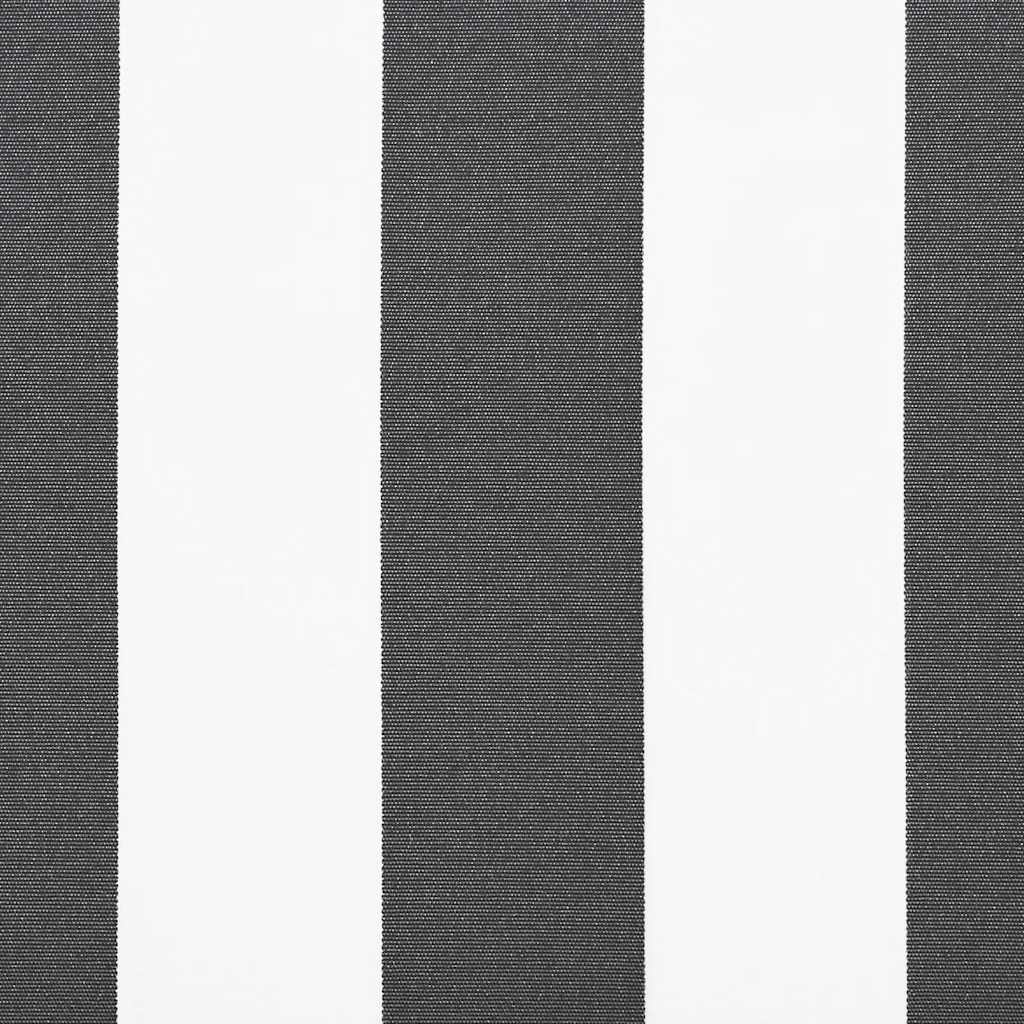Markise Automatisch Anthrazit & Weiß 450x300 cm