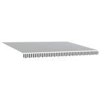 Markise Automatisch mit LEDs Anthrazit & Weiß 450x300 cm
