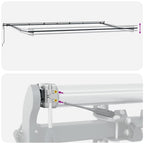 Markise Automatisch Anthrazit und Weiß 600x300 cm