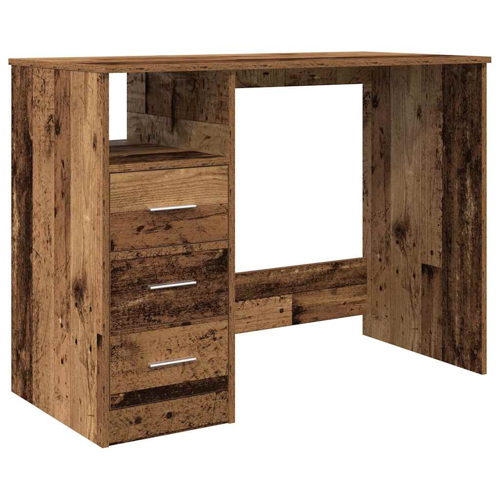 Schreibtisch Altholz-Optik 102x50x76 cm Holzwerkstoff
