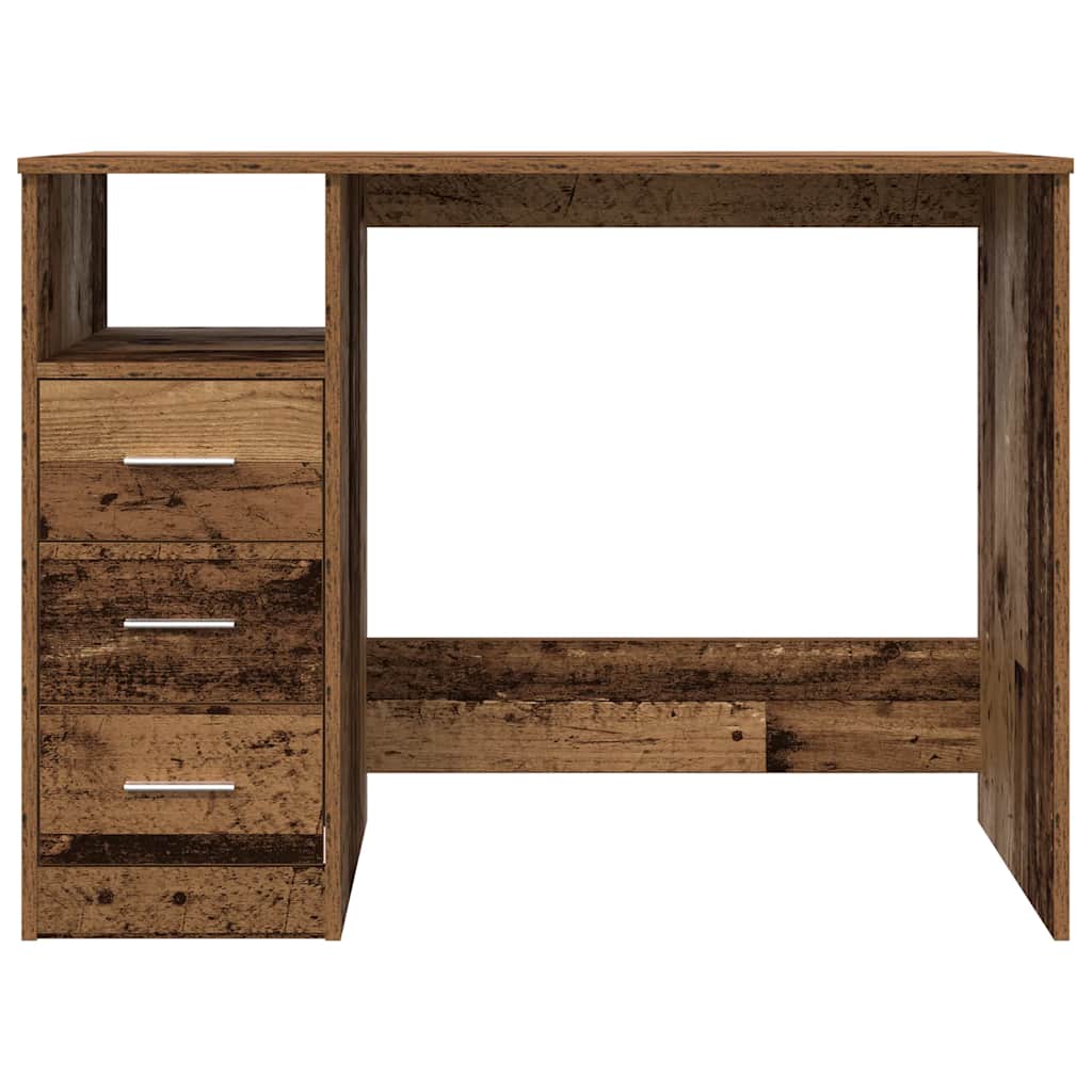 Schreibtisch Altholz-Optik 102x50x76 cm Holzwerkstoff