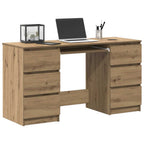 Schreibtisch Artisan-Eiche 140x50x77 cm Holzwerkstoff